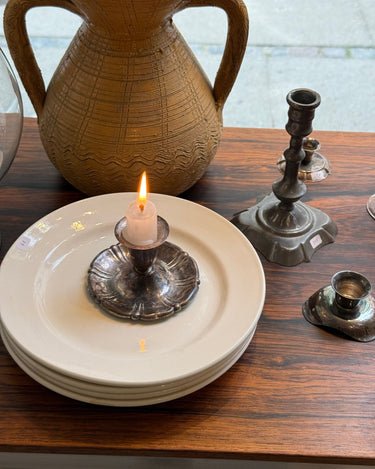 Silver plated candlestick - NEROLI