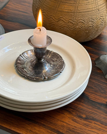 Silver plated candlestick - NEROLI