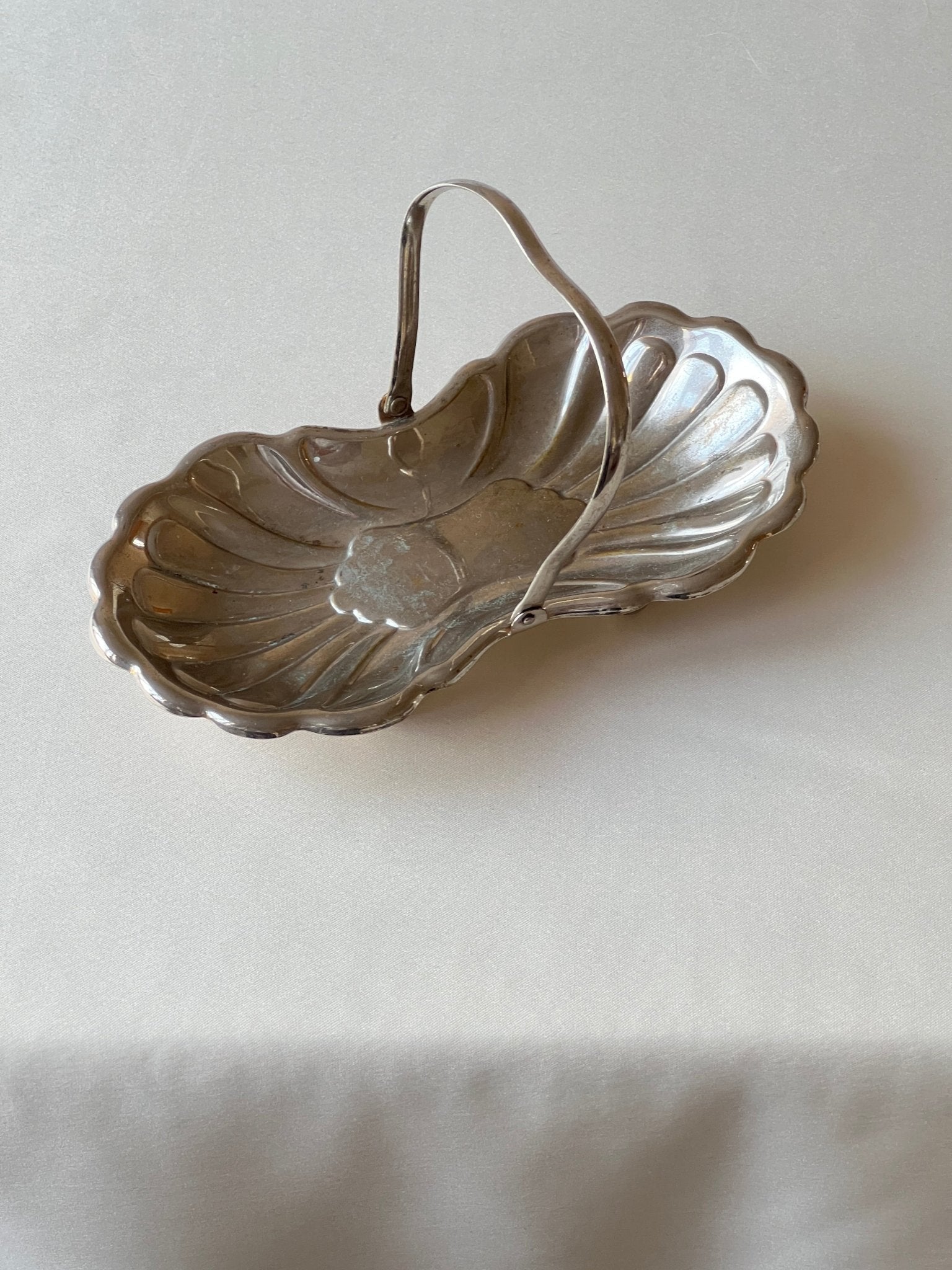 Silver plated clam dish - NEROLI