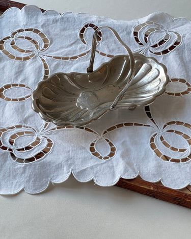 Silver plated clam dish - NEROLI