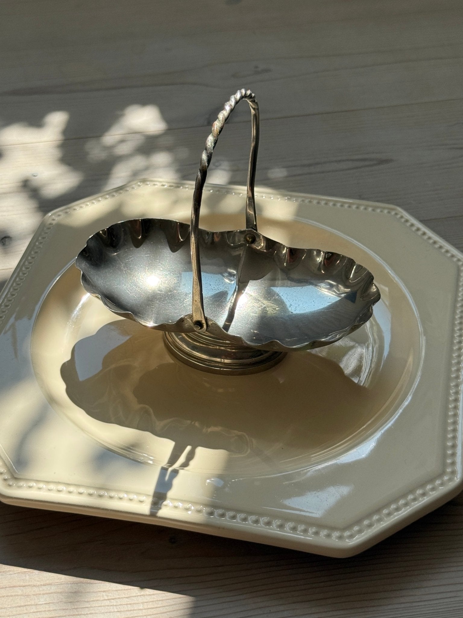 Silver plated dish - NEROLI