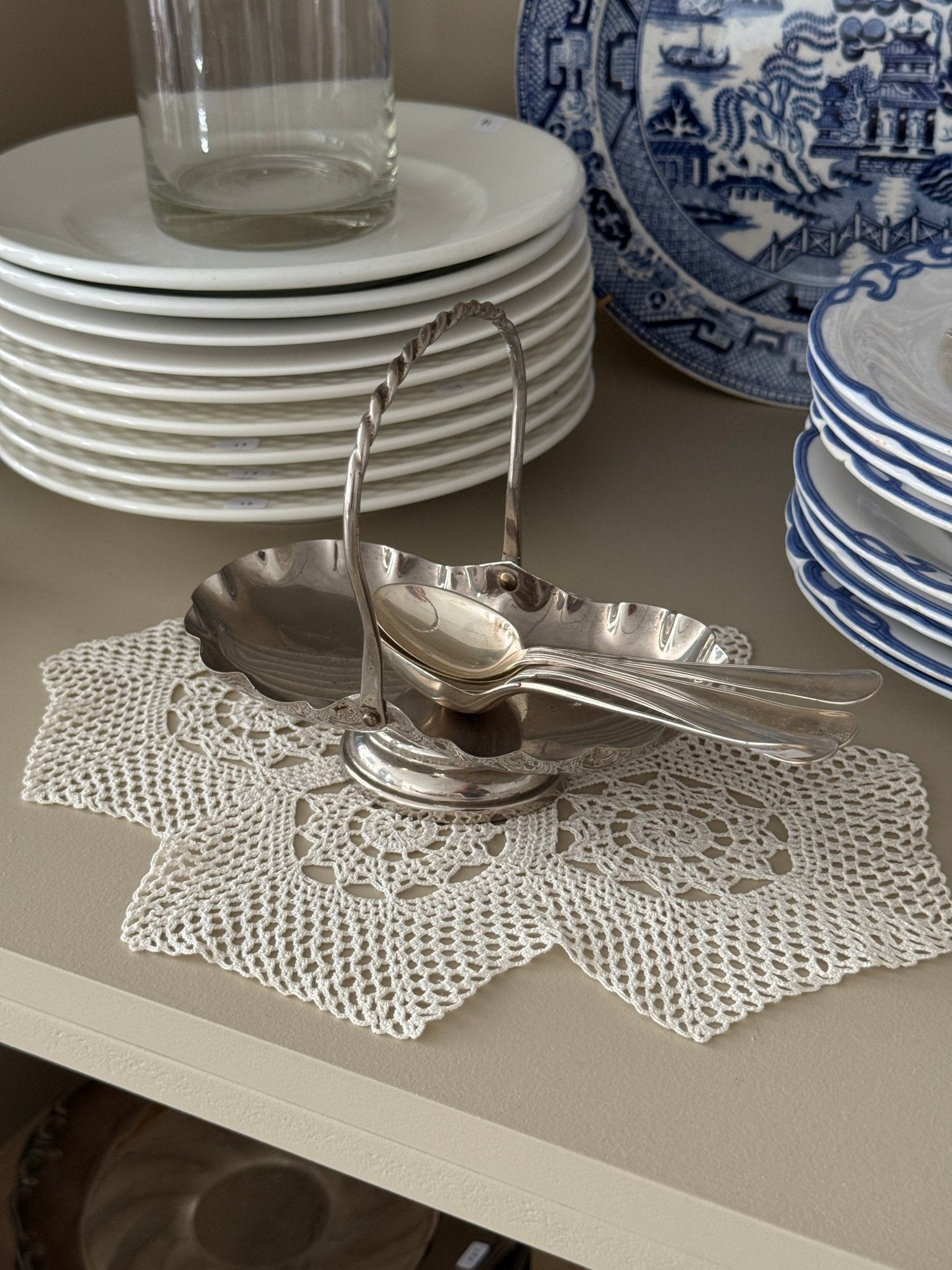Silver plated dish - NEROLI