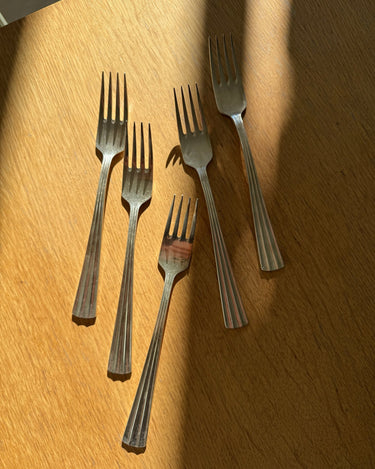 Silver plated forks (12 pcs) - NEROLI