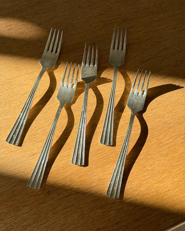 Silver plated forks (12 pcs) - NEROLI