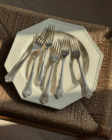 Silver plated forks (6 pcs) - NEROLI