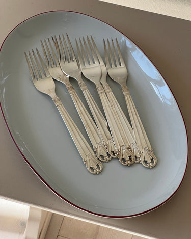 Silver plated forks (6 pcs) - NEROLI