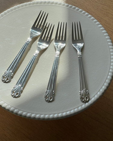 Silver plated forks (6 pcs) - NEROLI