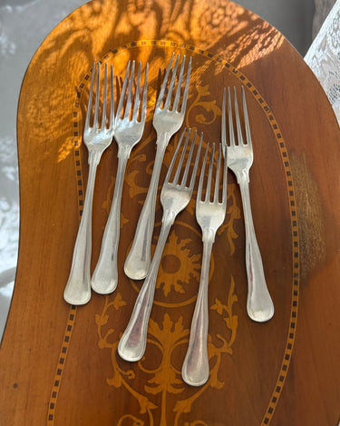 Silver plated forks (6 pcs) - NEROLI