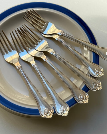 Silver plated forks (6 pcs) - NEROLI