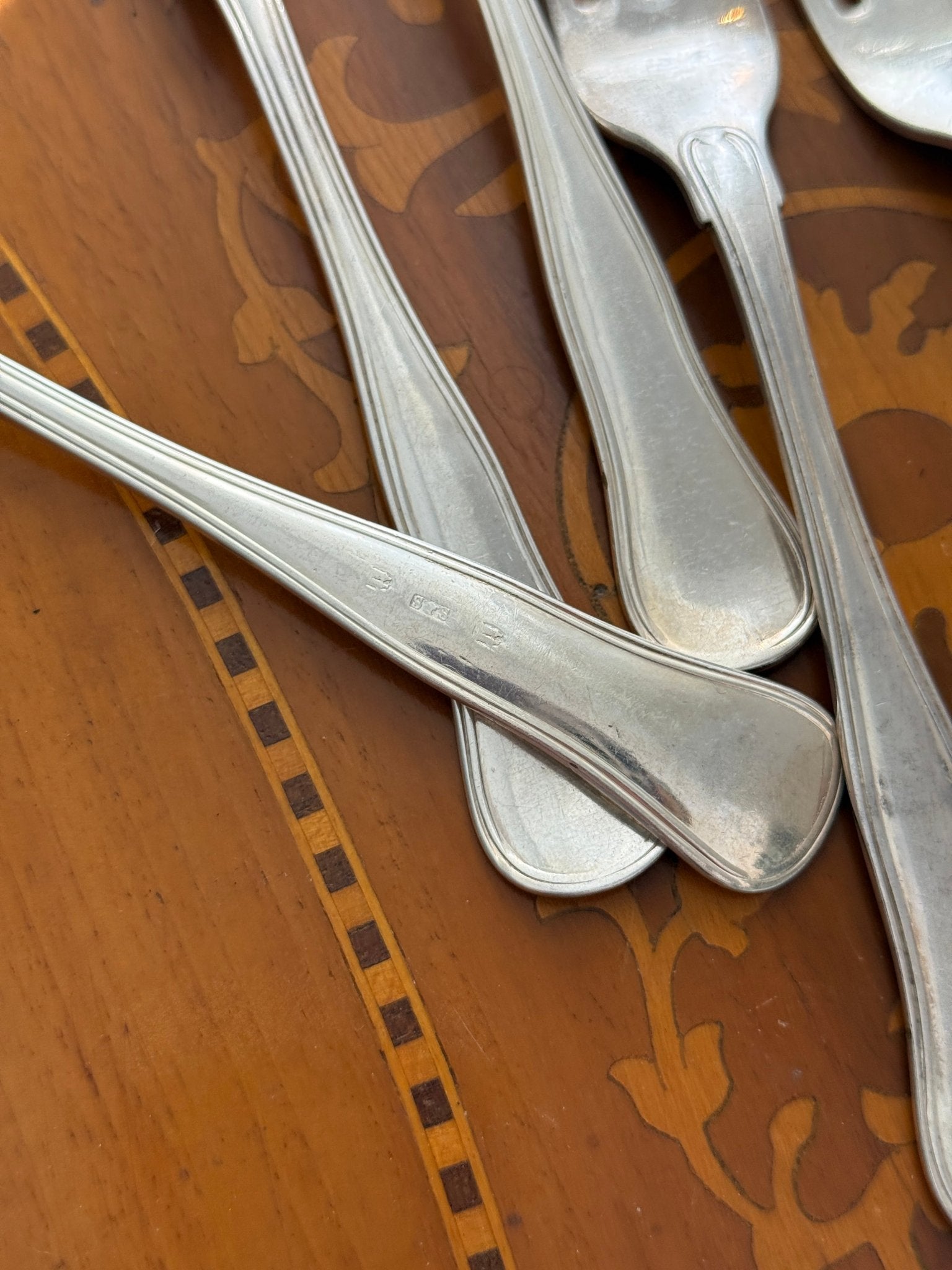 Silver plated forks (6 pcs) - NEROLI