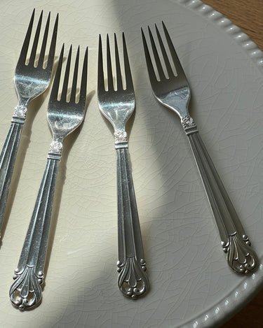 Silver plated forks (6 pcs) - NEROLI