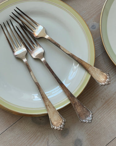 Silver plated forks - NEROLI