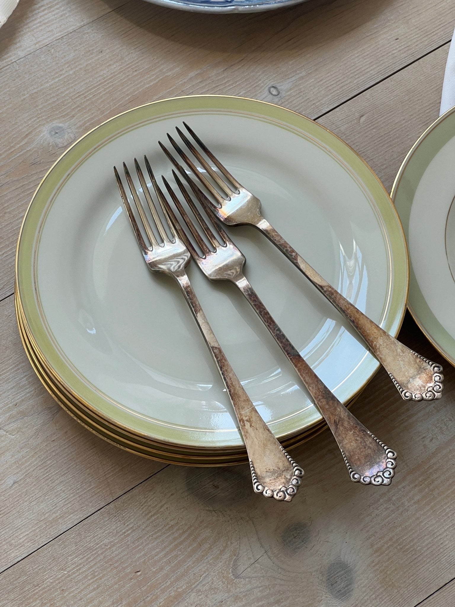 Silver plated forks - NEROLI