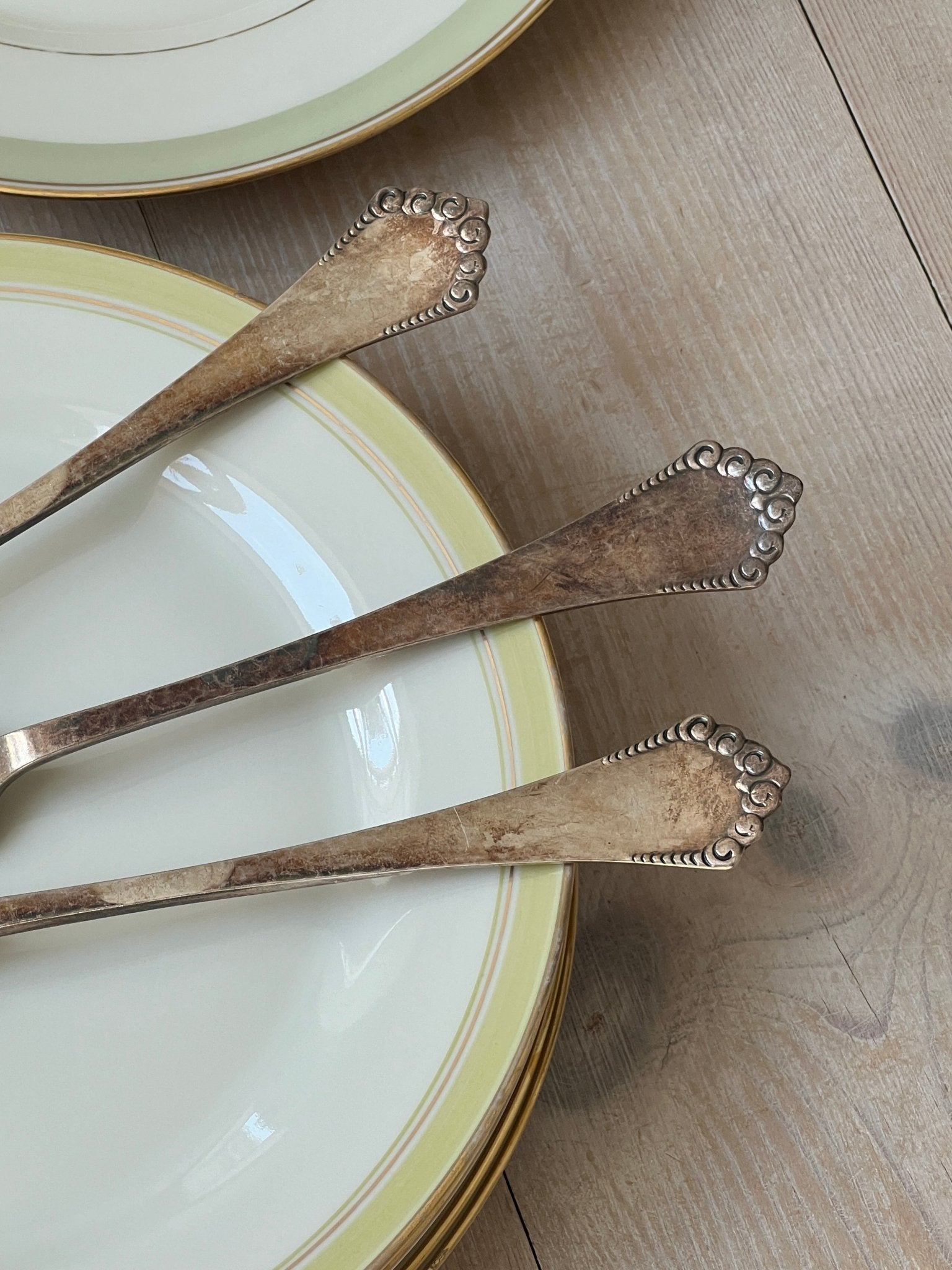 Silver plated forks - NEROLI