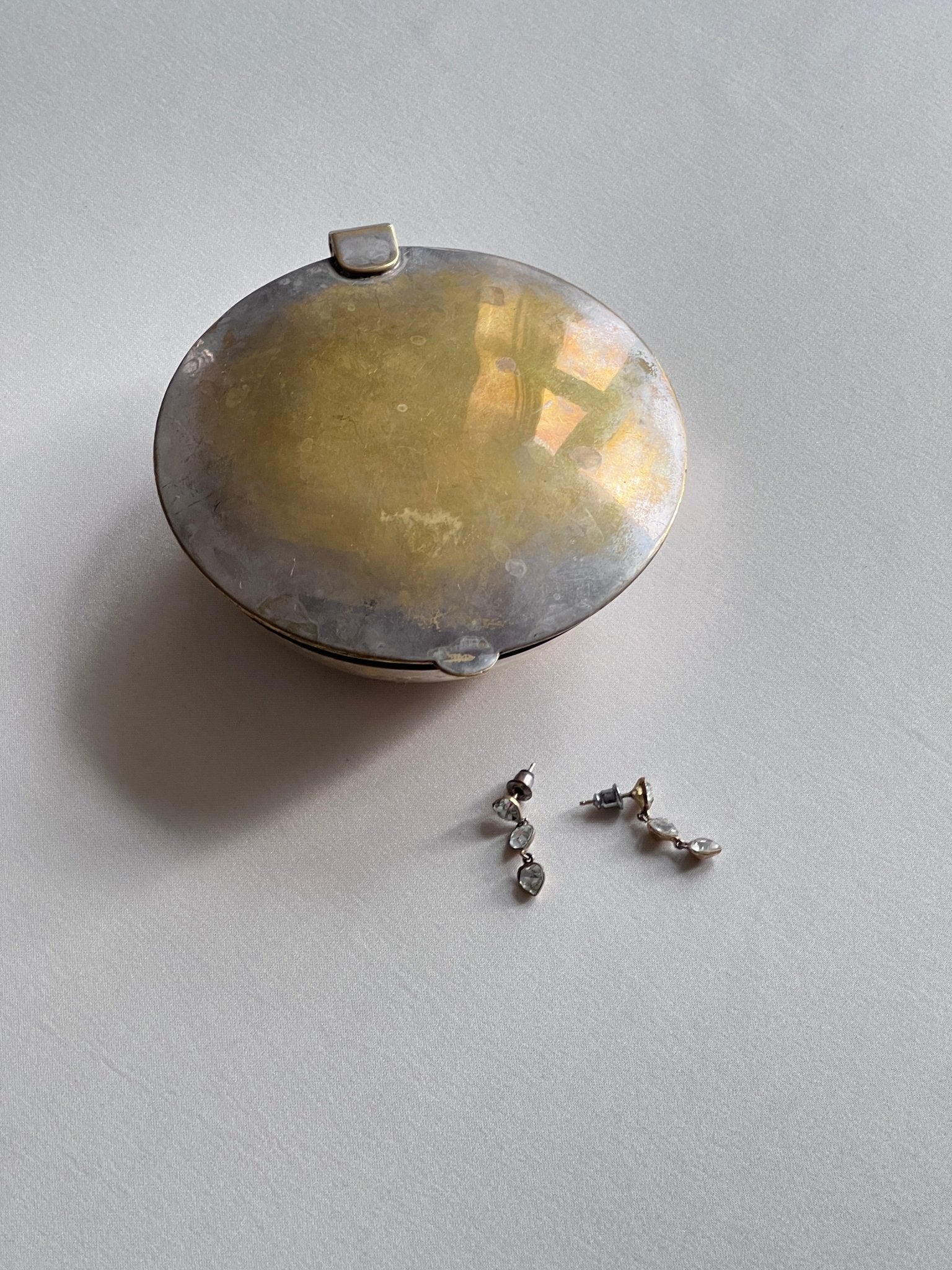 Silver plated jewelry box - NEROLI