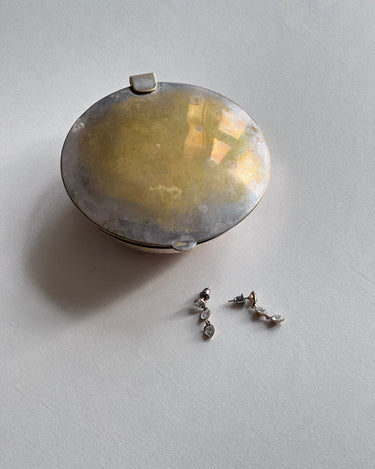 Silver plated jewelry box - NEROLI