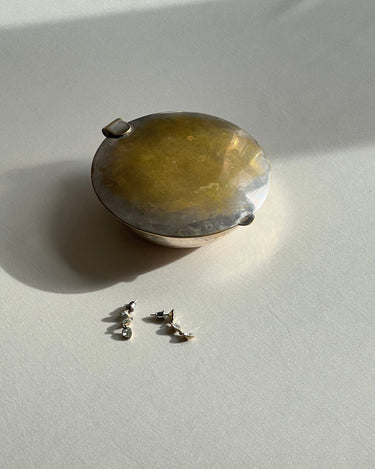 Silver plated jewelry box - NEROLI