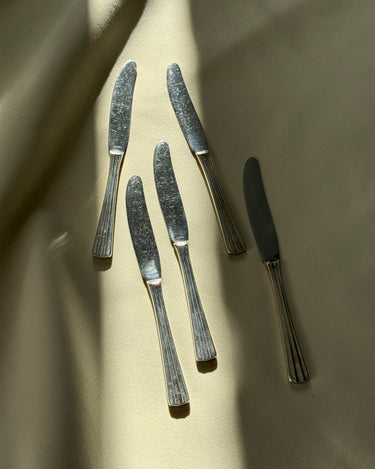 Silver plated knives (12 pcs) - NEROLI