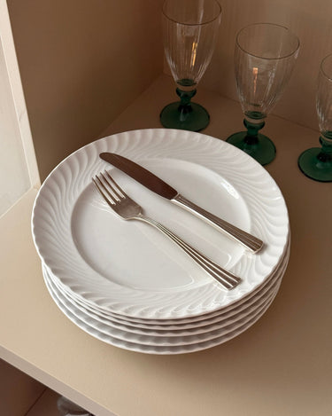 Silver plated knives (12 pcs) - NEROLI