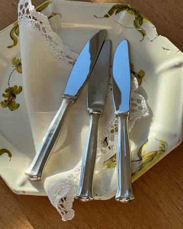 Silver plated knives (6 pcs) - NEROLI