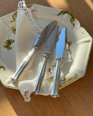 Silver plated knives (6 pcs) - NEROLI