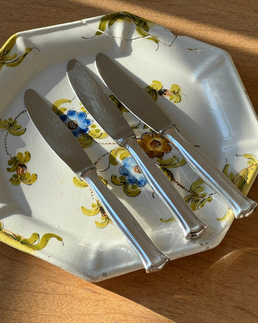 Silver plated knives (6 pcs) - NEROLI