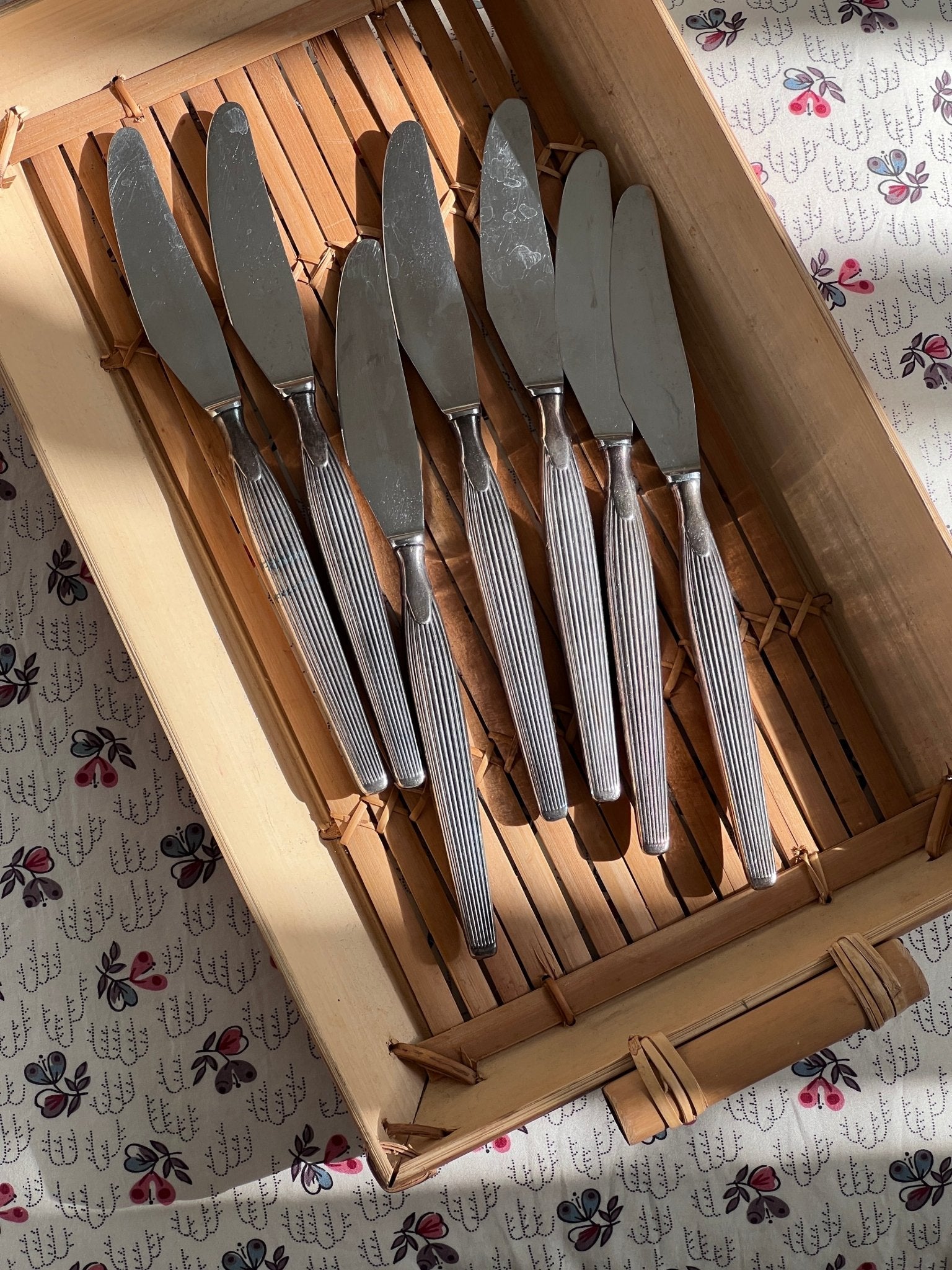 Silver plated knives - NEROLI