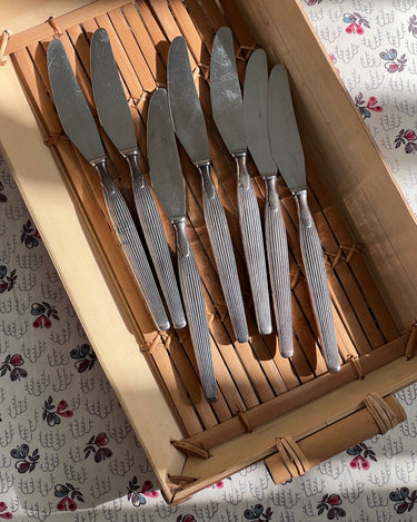 Silver plated knives - NEROLI