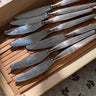 Silver plated knives - NEROLI