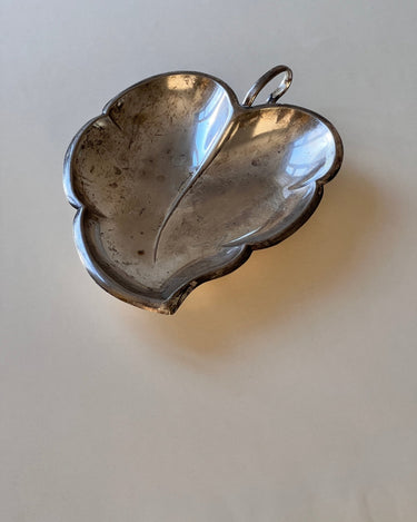 Silver plated leaf dish - NEROLI