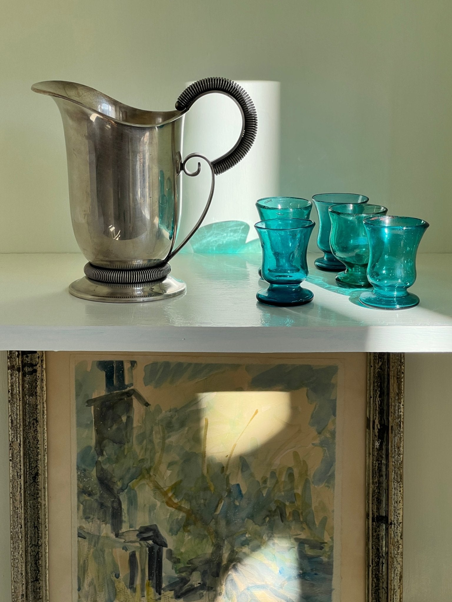 Silver plated pitcher - NEROLI