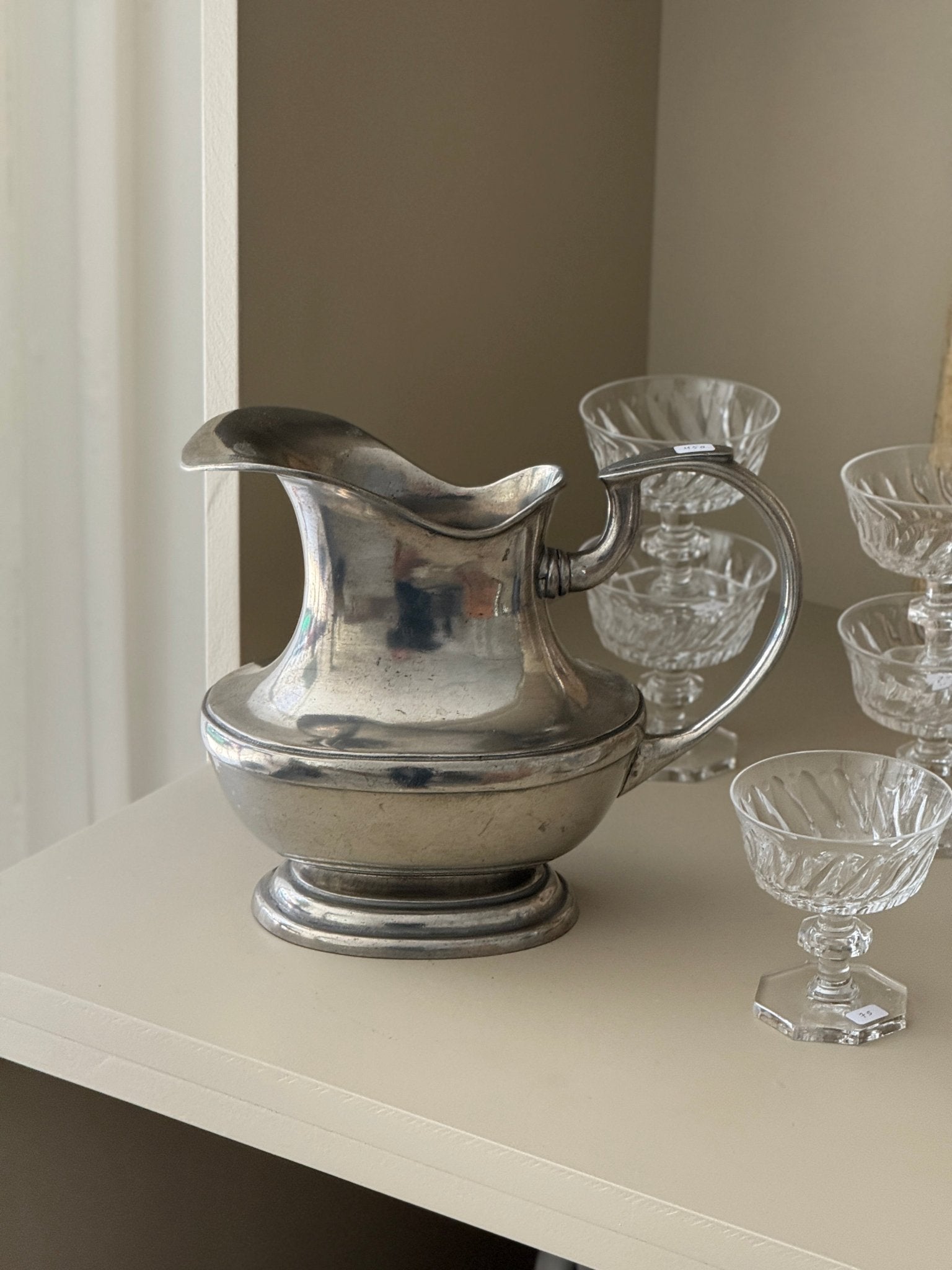 Silver plated pitcher - NEROLI