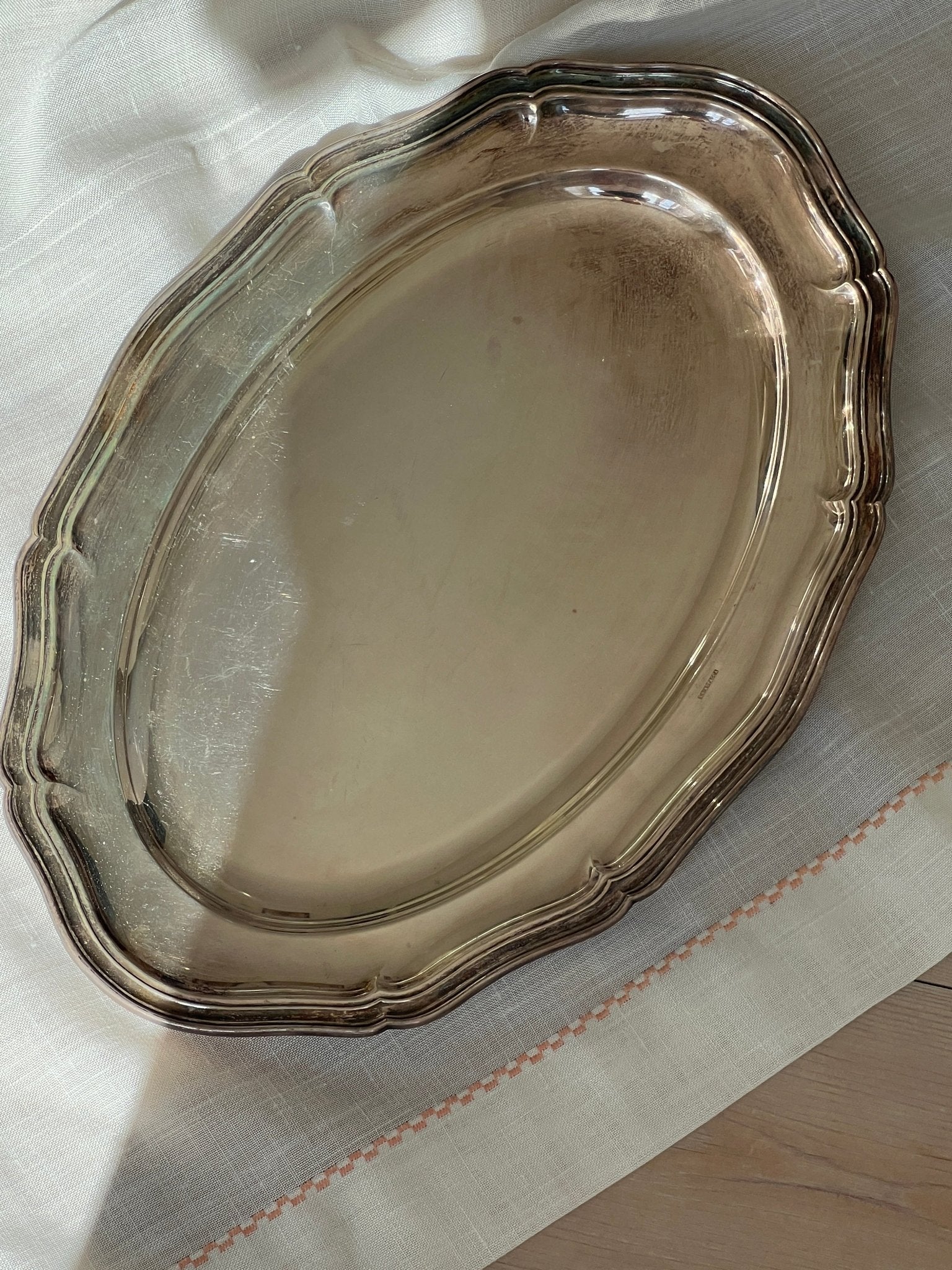 Silver plated platter - NEROLI