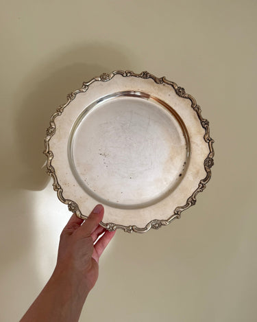 Silver plated platter - NEROLI
