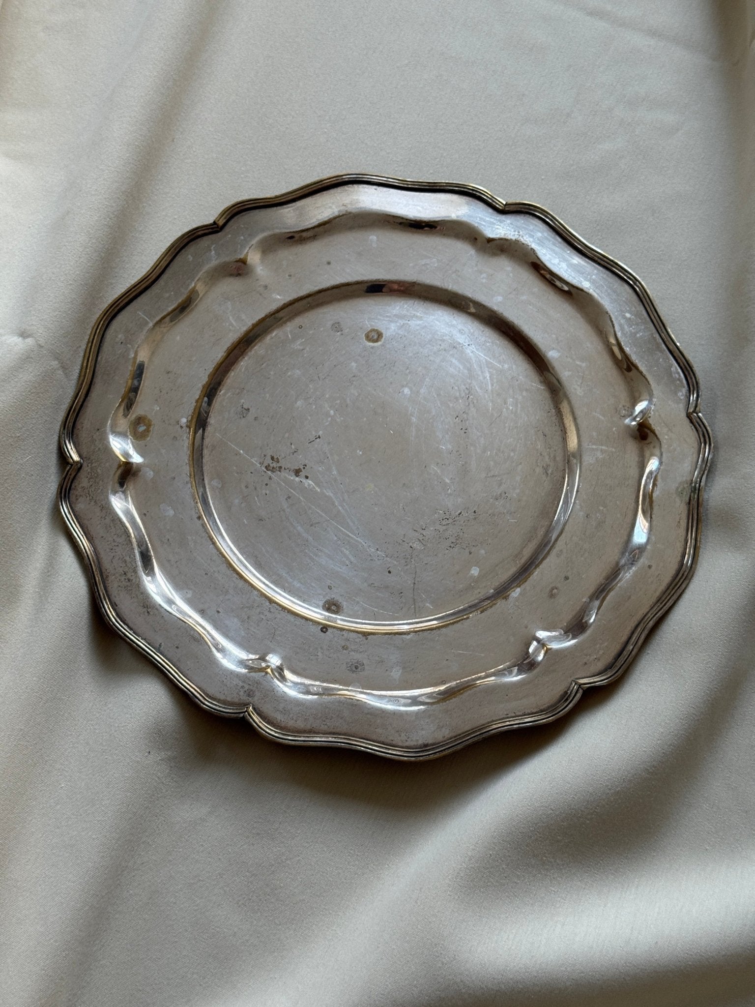 Silver plated platter - NEROLI