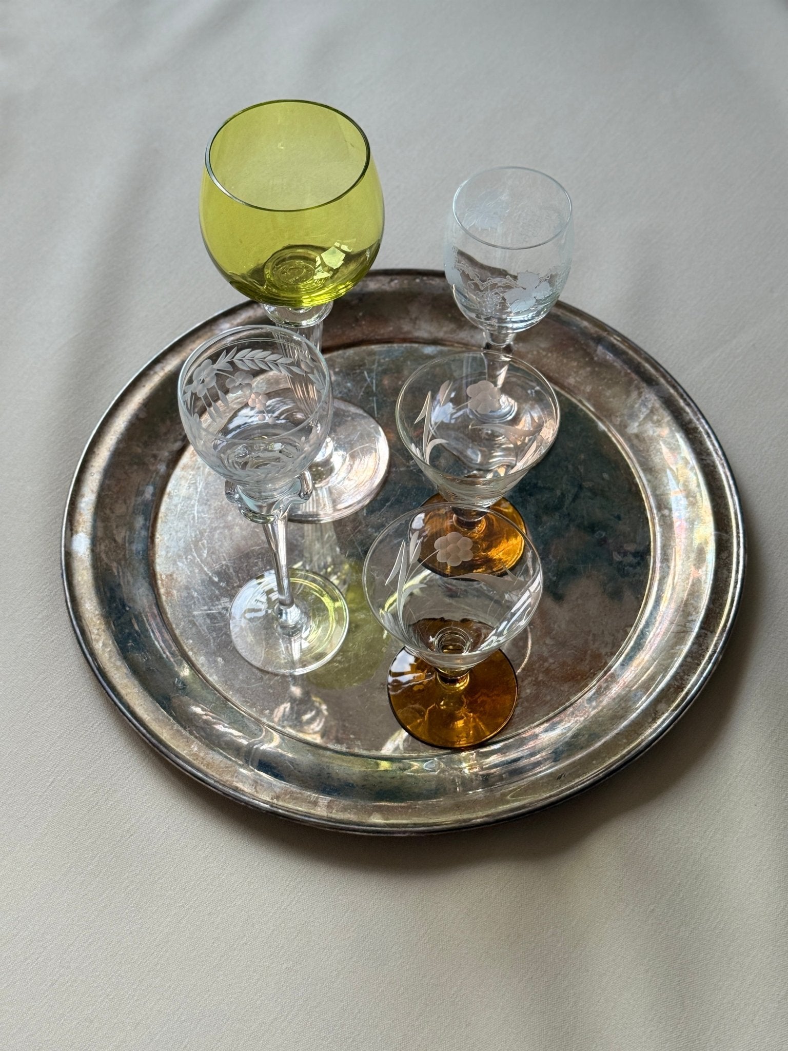 Silver plated platter - NEROLI