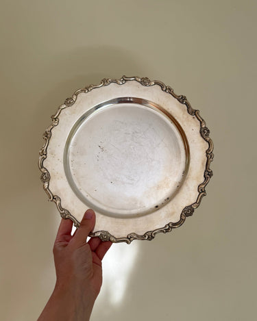 Silver plated platter - NEROLI