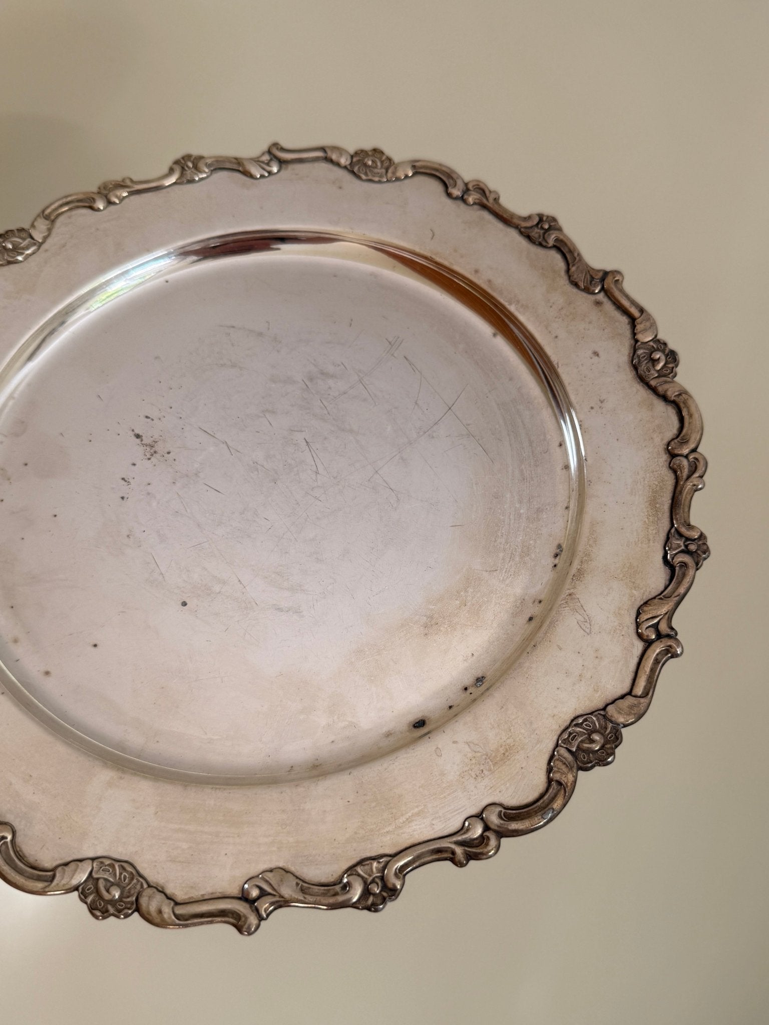 Silver plated platter - NEROLI