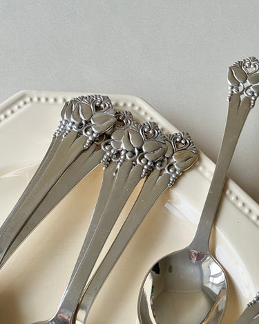 Silver plated spoons (12 pcs) - NEROLI