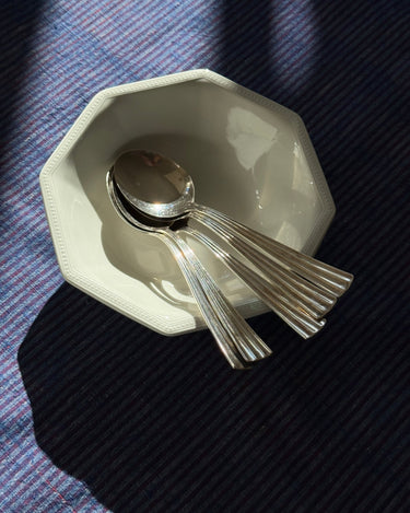 Silver plated spoons (12 pcs) - NEROLI