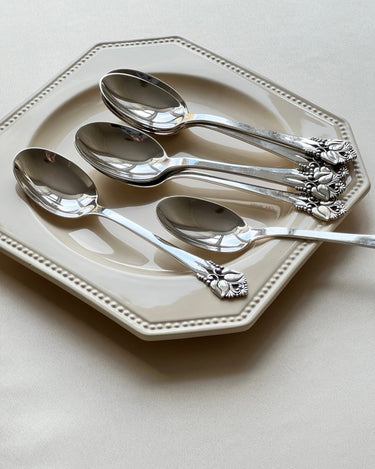Silver plated spoons (12 pcs) - NEROLI