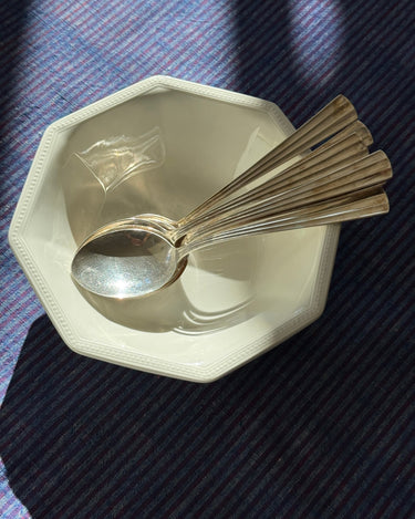 Silver plated spoons (12 pcs) - NEROLI