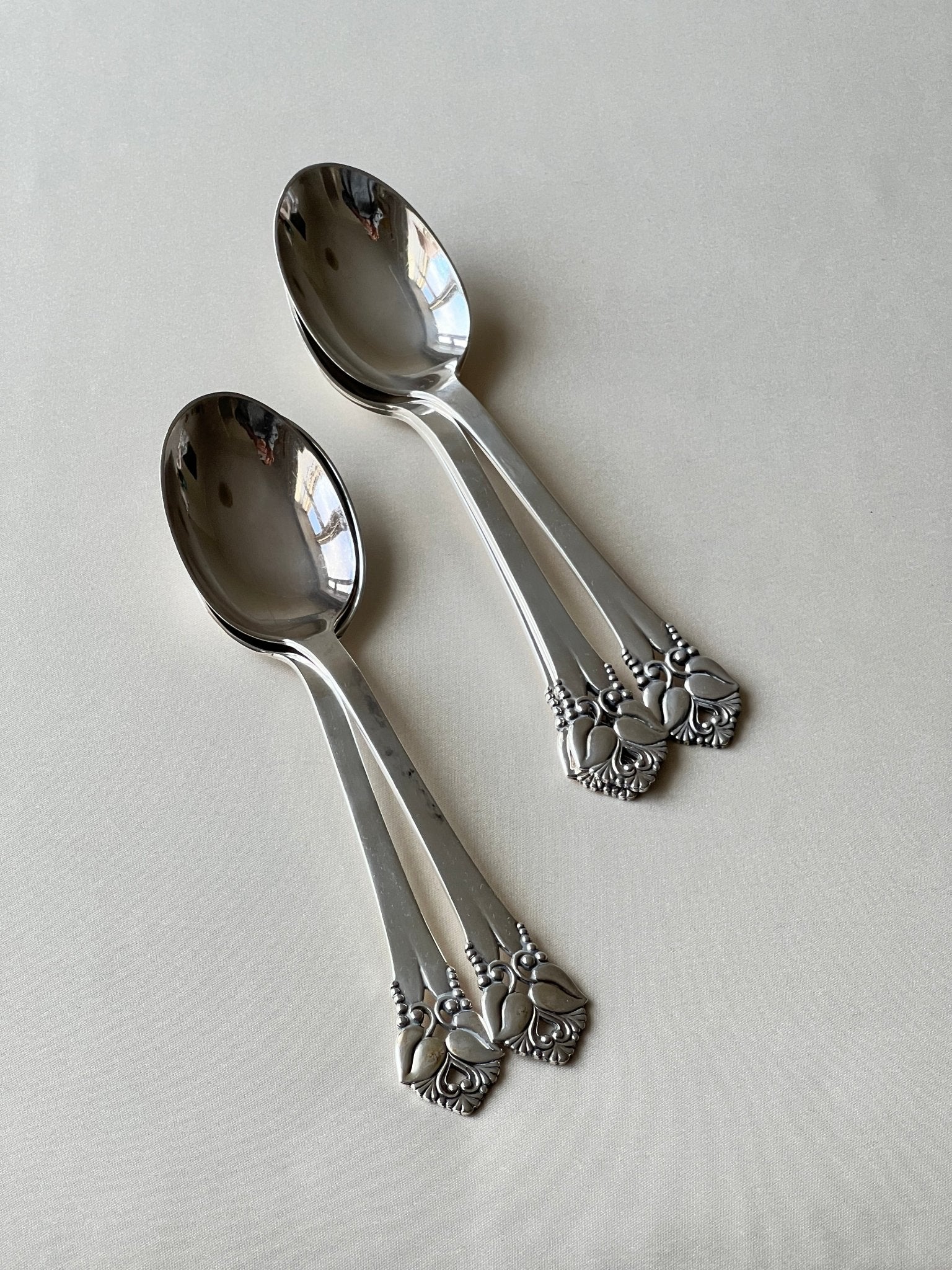Silver plated spoons (12 pcs) - NEROLI