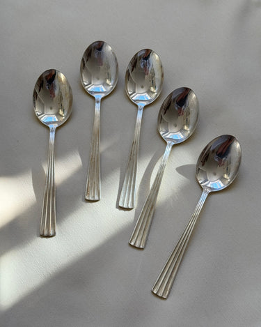 Silver plated spoons (12 pcs) - NEROLI