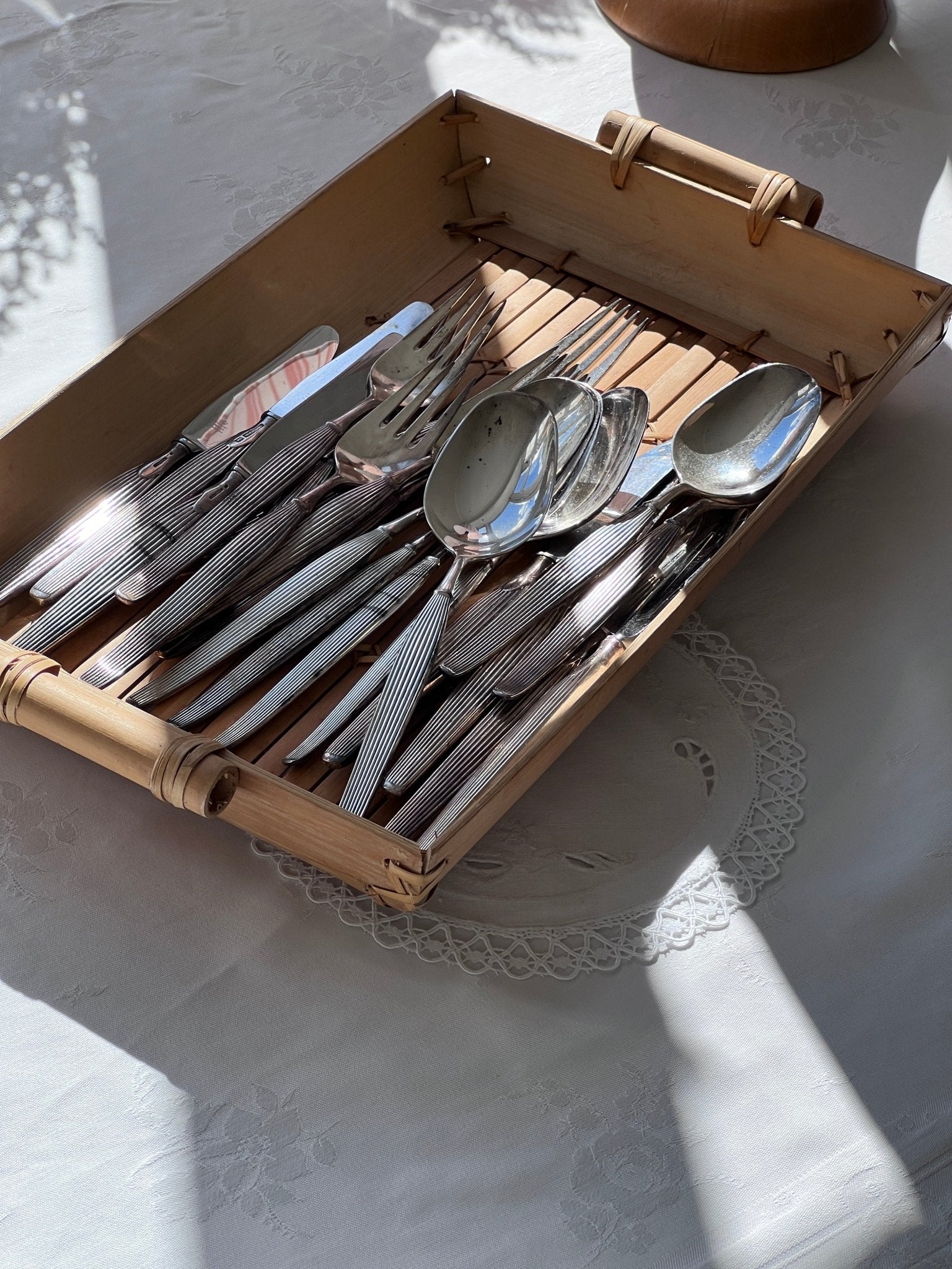 Silver plated spoons - NEROLI