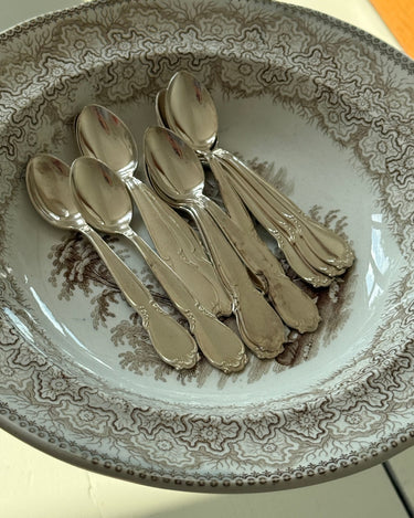 Silver plated tea spoons (12 pcs) - NEROLI