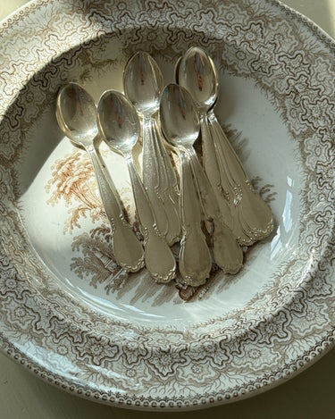 Silver plated tea spoons (12 pcs) - NEROLI