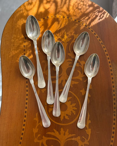 Silver plated tea spoons (6 pcs) - NEROLI