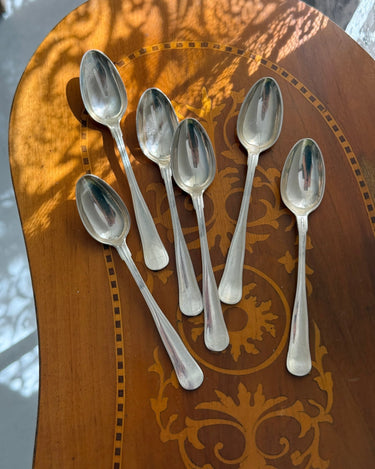 Silver plated tea spoons (6 pcs) - NEROLI