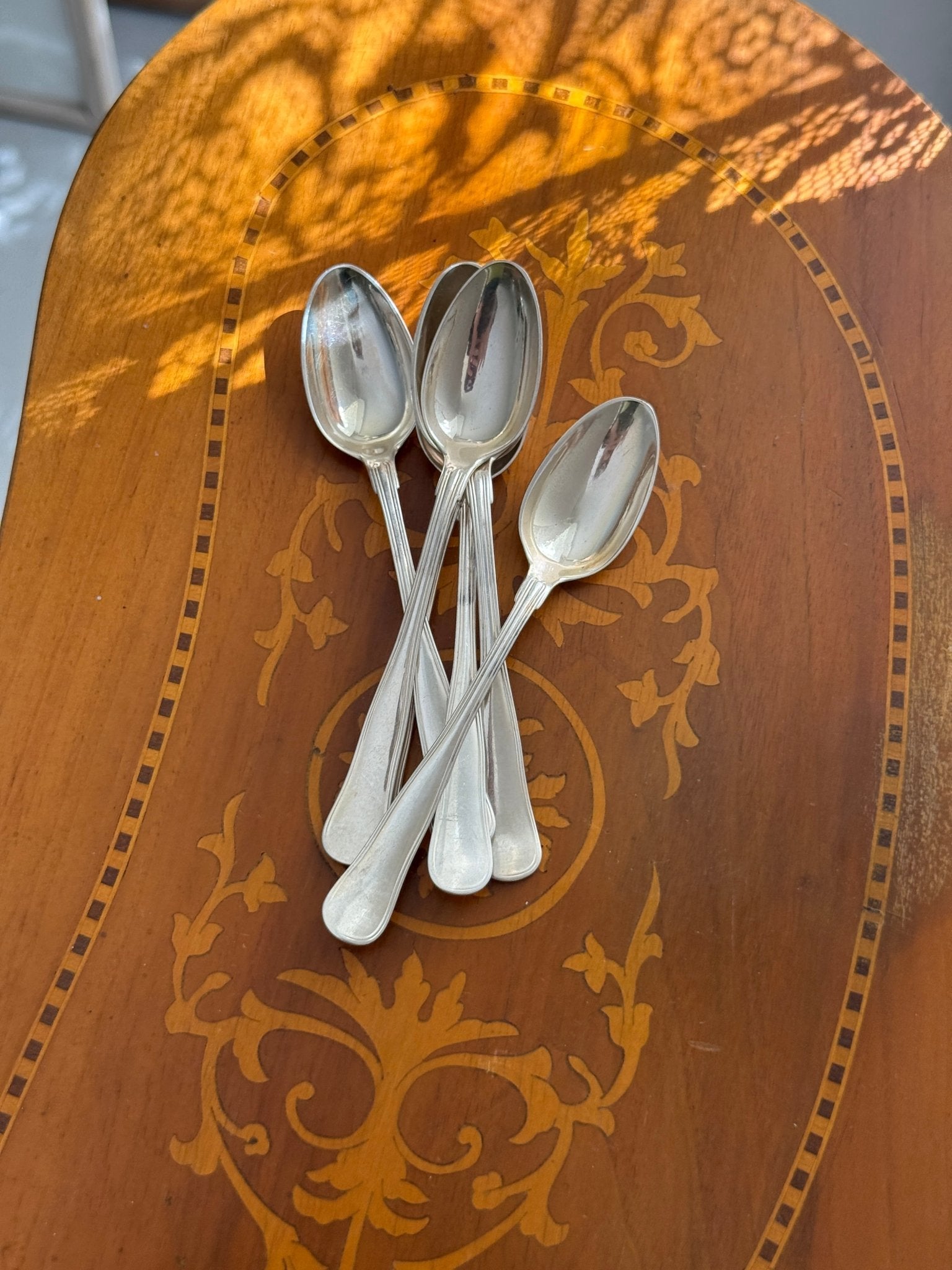 Silver plated tea spoons (6 pcs) - NEROLI